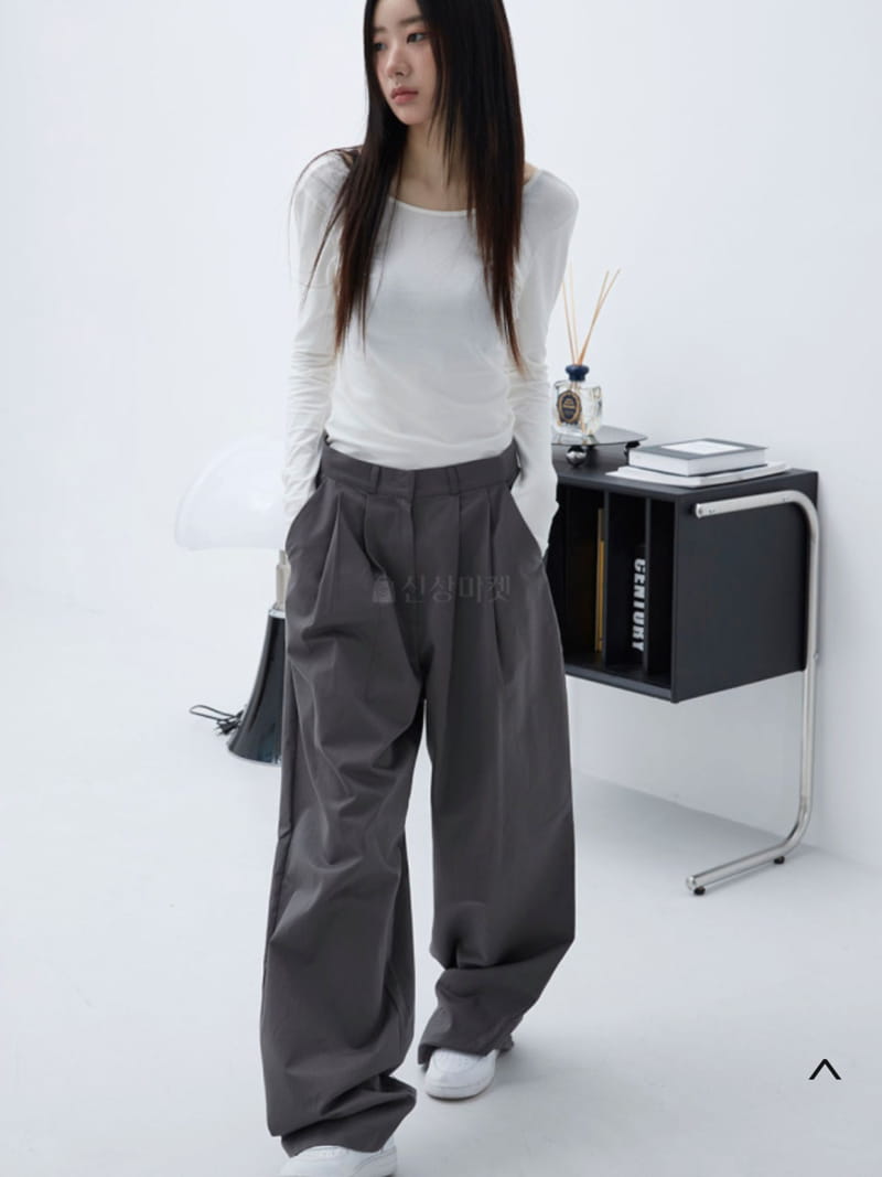 Buckle - Korean Women Fashion - #thelittlethings - Two Tuck Pants - 2