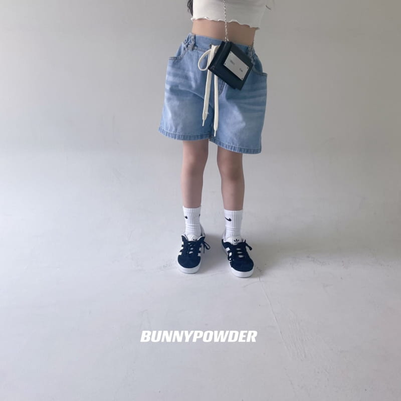 Bunny Powder - Korean Children Fashion - #kidsshorts - Marni Denim Shorts - 6