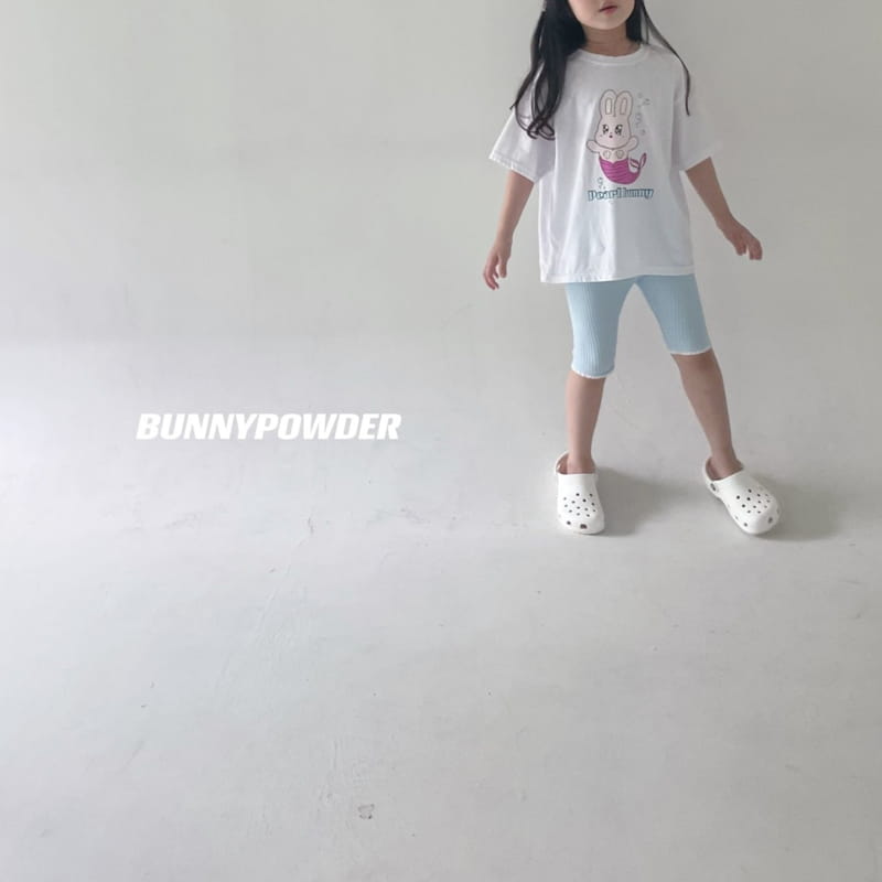 Bunny Powder - Korean Children Fashion - #kidsshorts - Bbogle Tee