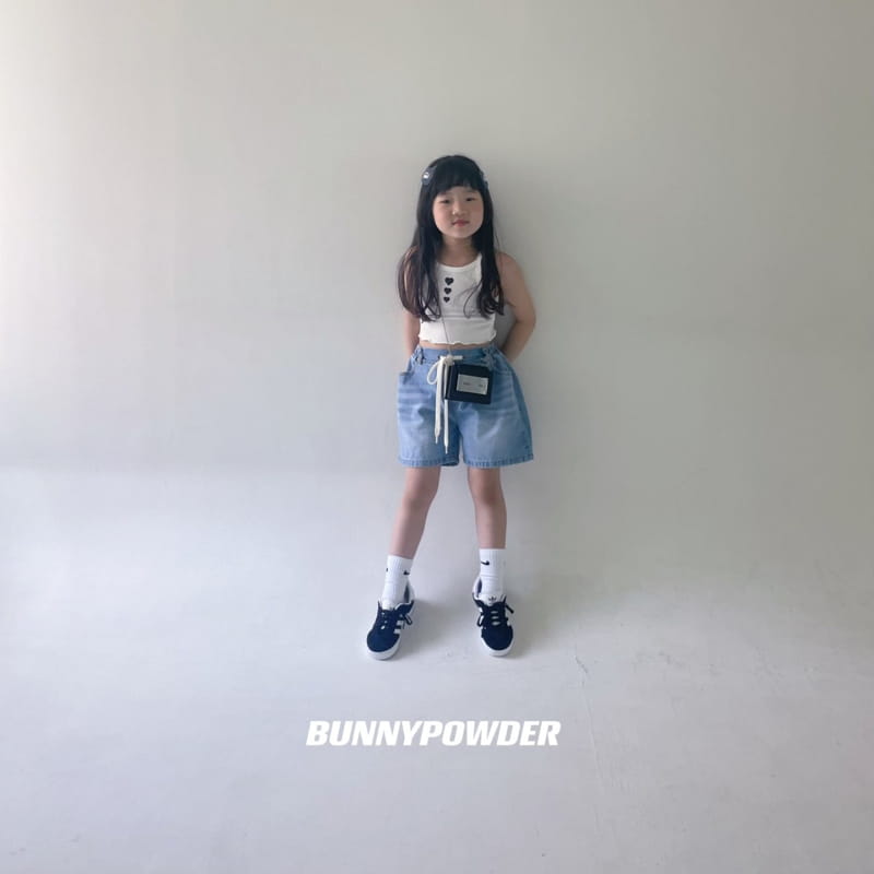 Bunny Powder - Korean Children Fashion - #kidzfashiontrend - Marni Denim Shorts - 8