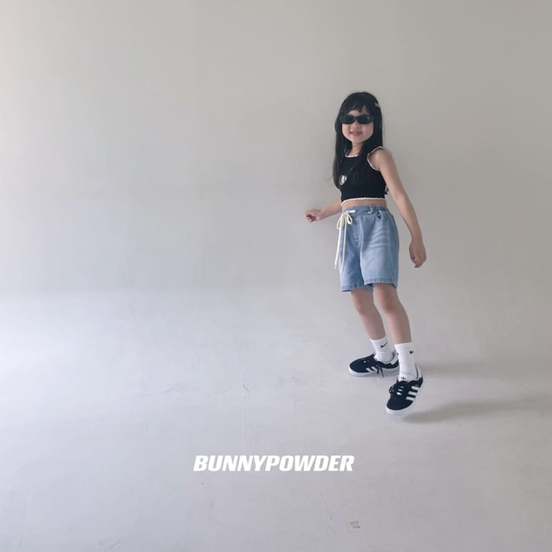 Bunny Powder - Korean Children Fashion - #minifashionista - Marni Denim Shorts - 12