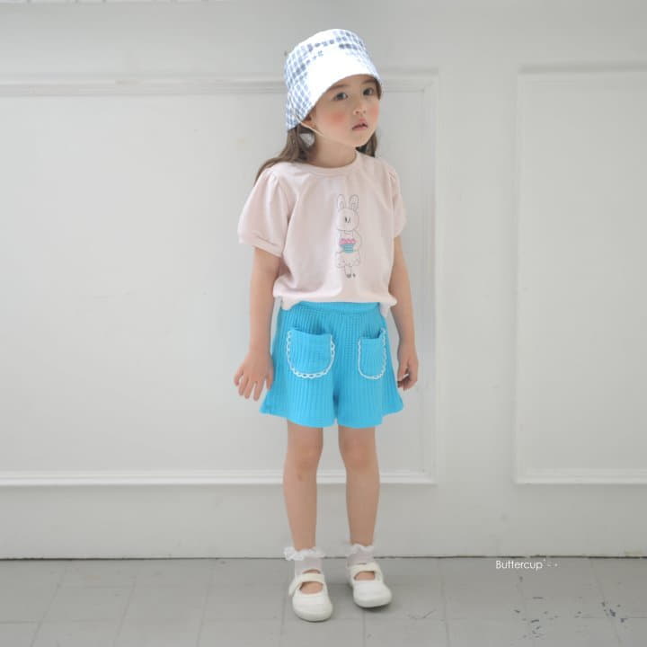 Buttercup - Korean Children Fashion - #designkidswear - Apple Rabbit Tee - 6