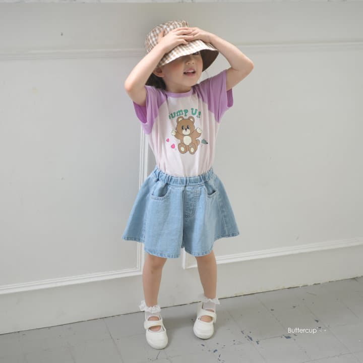 Buttercup - Korean Children Fashion - #kidsshorts - Jump Up Raglan Tee