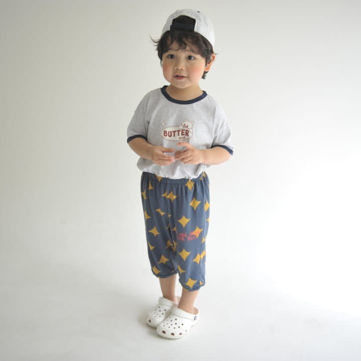 Buttercup - Korean Children Fashion - #kidsshorts - Butter Bear Tee - 4