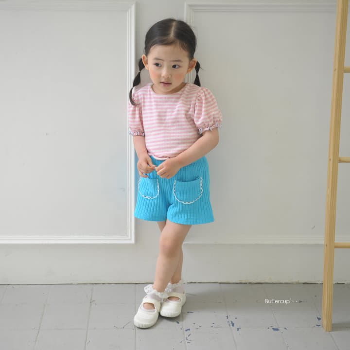 Buttercup - Korean Children Fashion - #prettylittlegirls - Wave Pocket Shorts