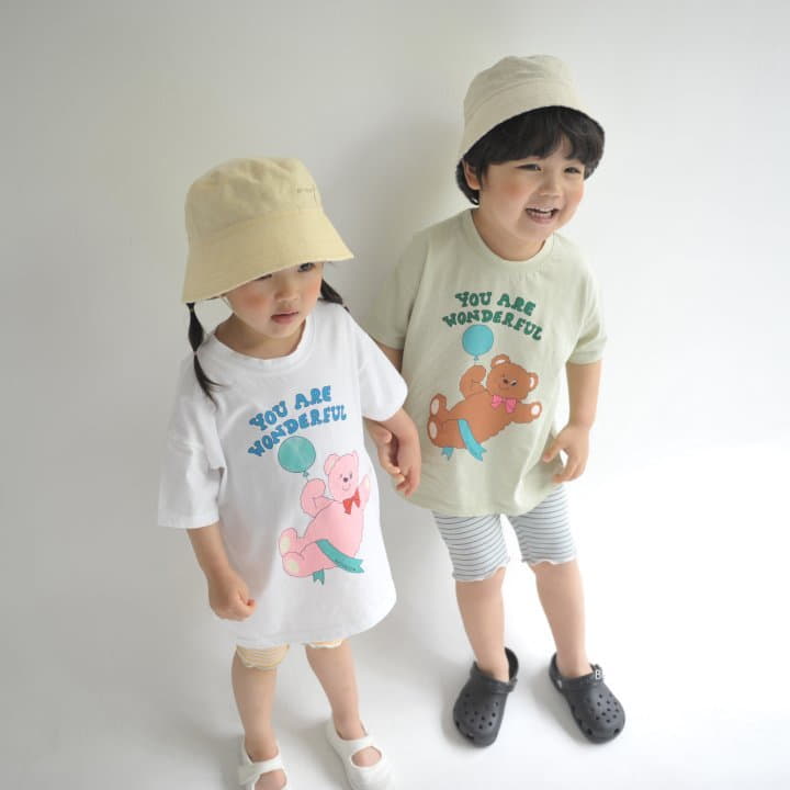 Buttercup - Korean Children Fashion - #prettylittlegirls - Wonderful Bear Long Tee - 4