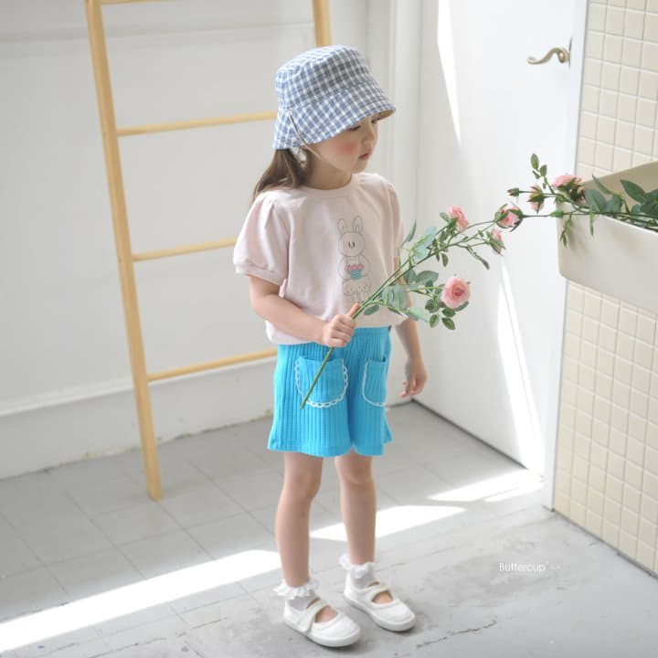 Buttercup - Korean Children Fashion - #todddlerfashion - Apple Rabbit Tee