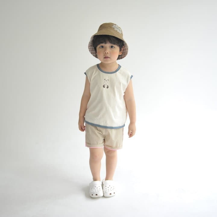 Buttercup - Korean Children Fashion - #toddlerclothing - Deeple Bear Tee - 9