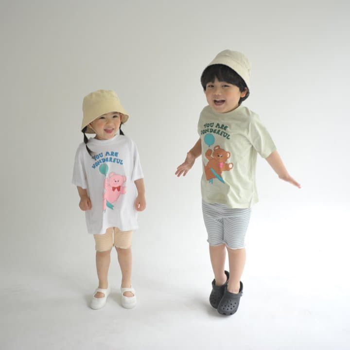 Buttercup - Korean Children Fashion - #toddlerclothing - Wonderful Bear Long Tee - 5