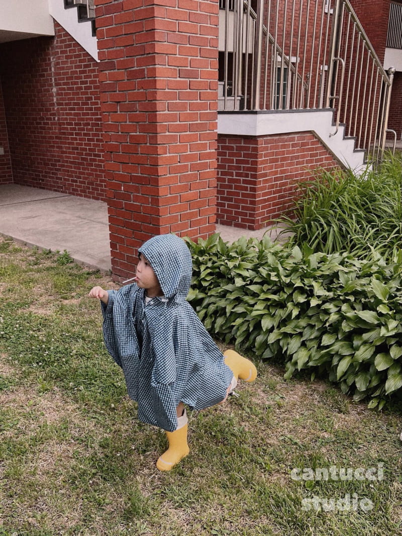 Cantucci Studio - Korean Children Fashion - #childrensboutique - Check Rain Coat - 6