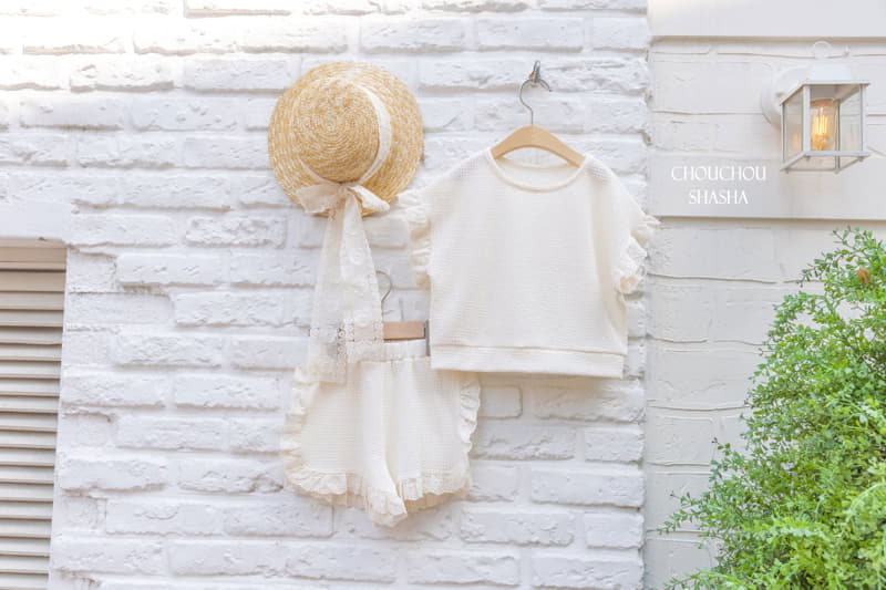 Chouchou Shasha - Korean Children Fashion - #minifashionista - Laila Top Bottom Set