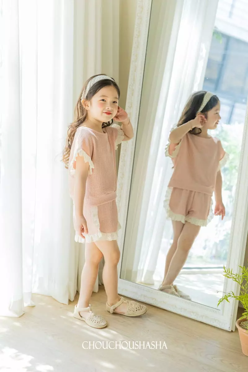 Chouchou Shasha - Korean Children Fashion - #todddlerfashion - Laila Top Bottom Set - 4