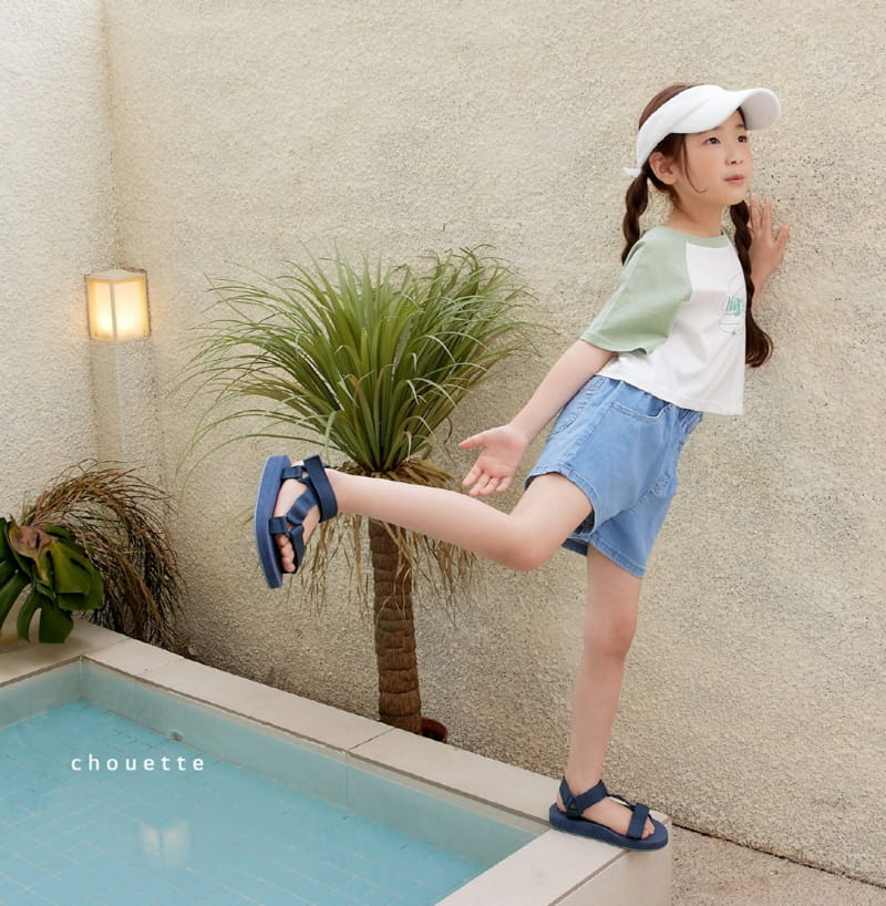 Chouette - Korean Children Fashion - #Kfashion4kids - half Moon Denim Shorts - 11