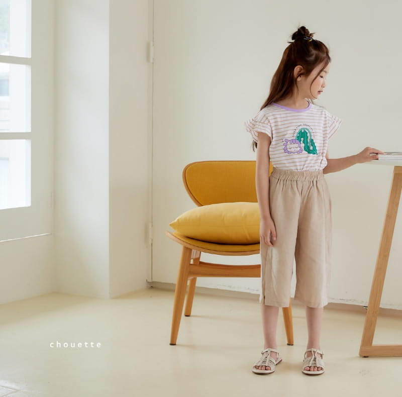 Chouette - Korean Children Fashion - #Kfashion4kids - Linen Slit Pants - 10