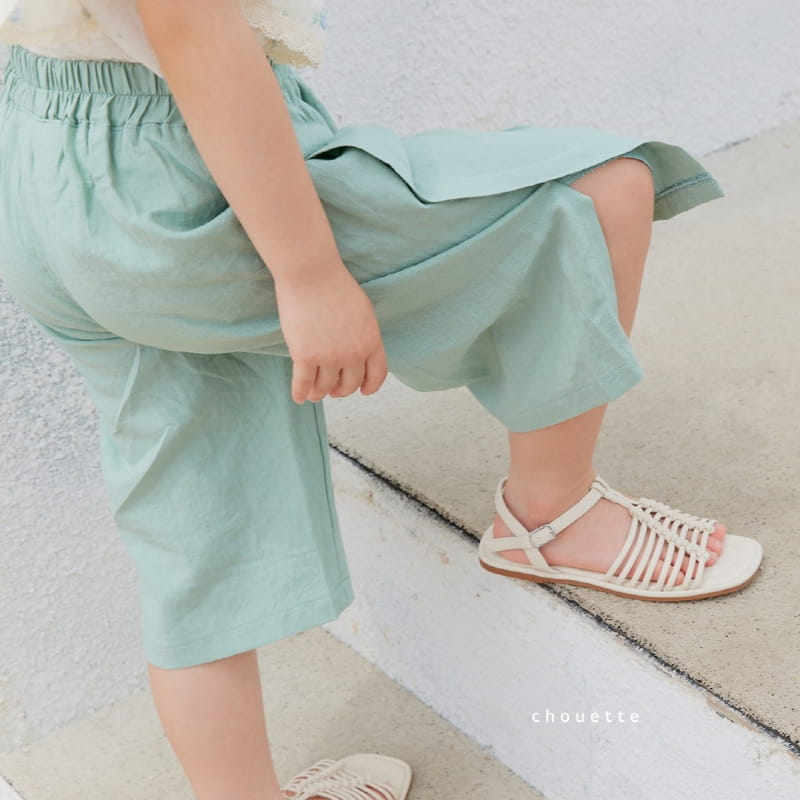 Chouette - Korean Children Fashion - #fashionkids - Linen Slit Pants - 6