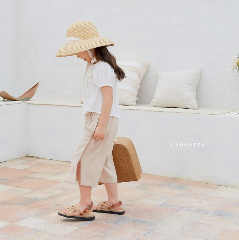 Chouette - Korean Children Fashion - #kidsshorts - Linen Slit Pants - 7