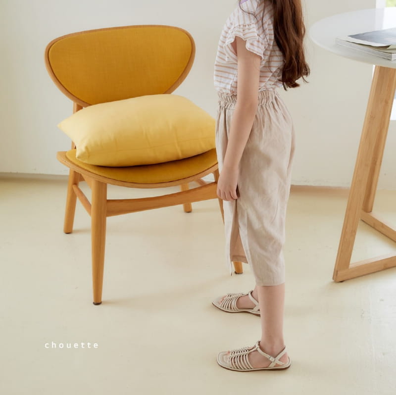 Chouette - Korean Children Fashion - #littlefashionista - Linen Slit Pants - 11