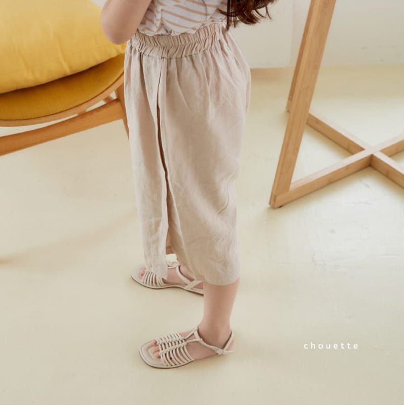 Chouette - Korean Children Fashion - #magicofchildhood - Linen Slit Pants - 12