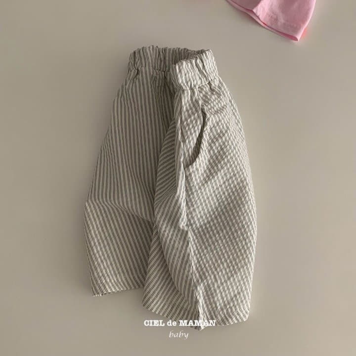 Ciel De Maman - Korean Baby Fashion - #babyoutfit - Stripes Pants - 7