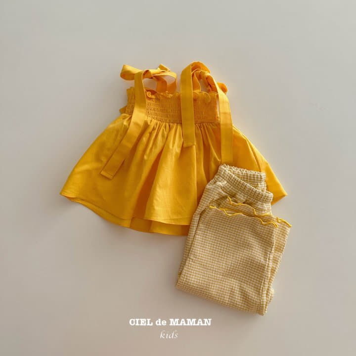 Ciel De Maman - Korean Children Fashion - #littlefashionista - Smocking Tee - 2