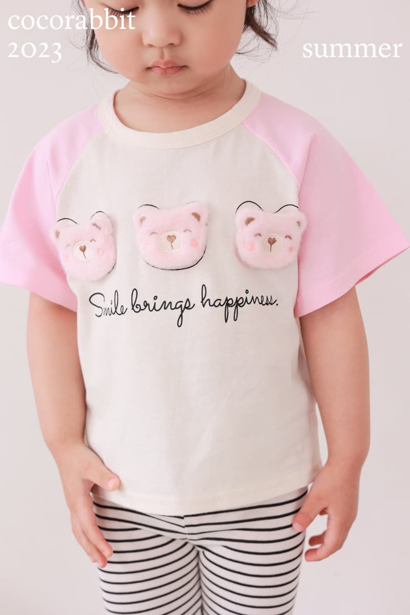 Coco Rabbit - Korean Children Fashion - #Kfashion4kids - Ragaln Bear Tee - 7