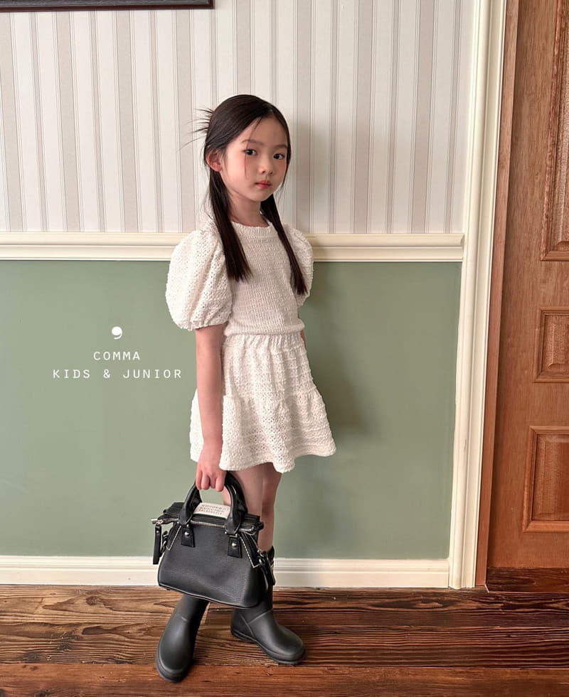 Comma - Korean Children Fashion - #childofig - Blan Top Bottom Set - 5