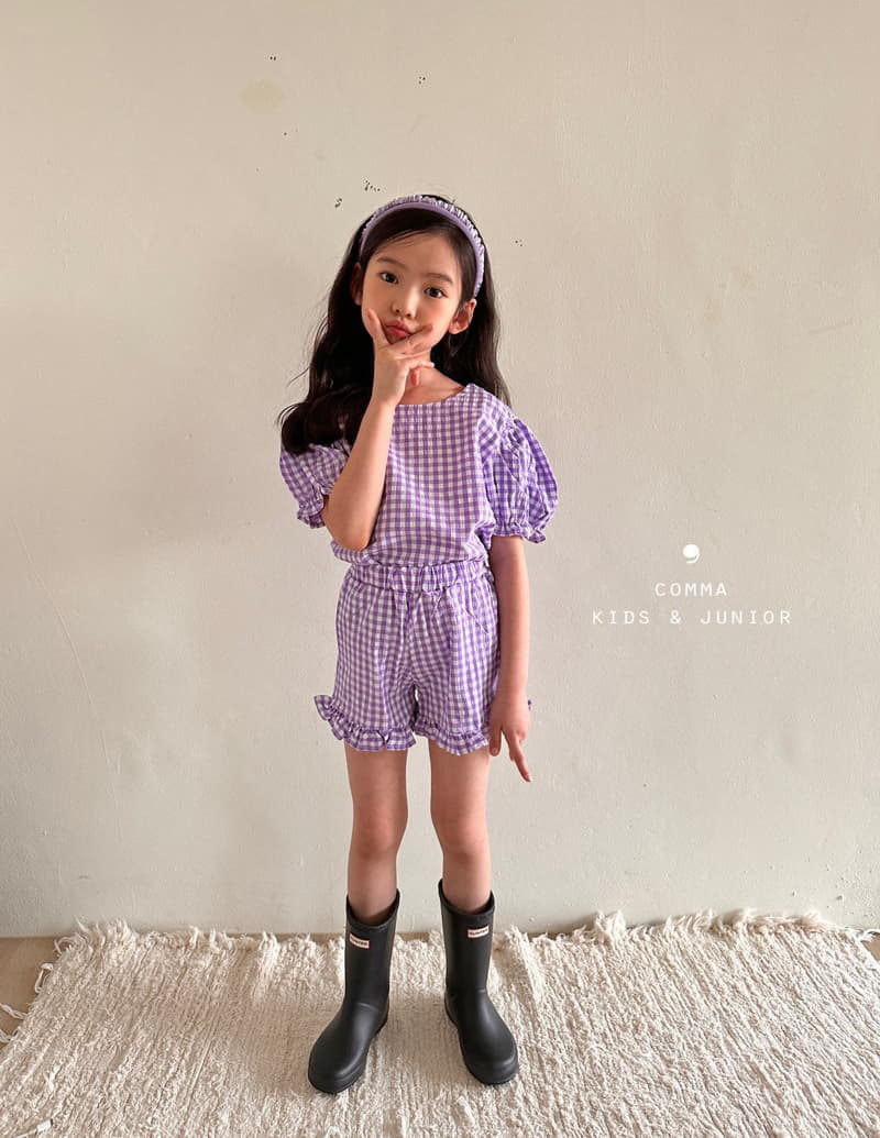 Comma - Korean Children Fashion - #childofig - Jijimi Top Bottom Set - 2