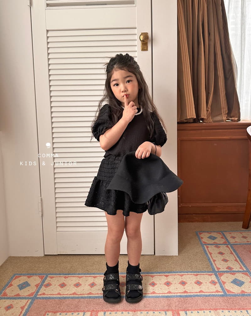 Comma - Korean Children Fashion - #discoveringself - Blan Top Bottom Set - 9