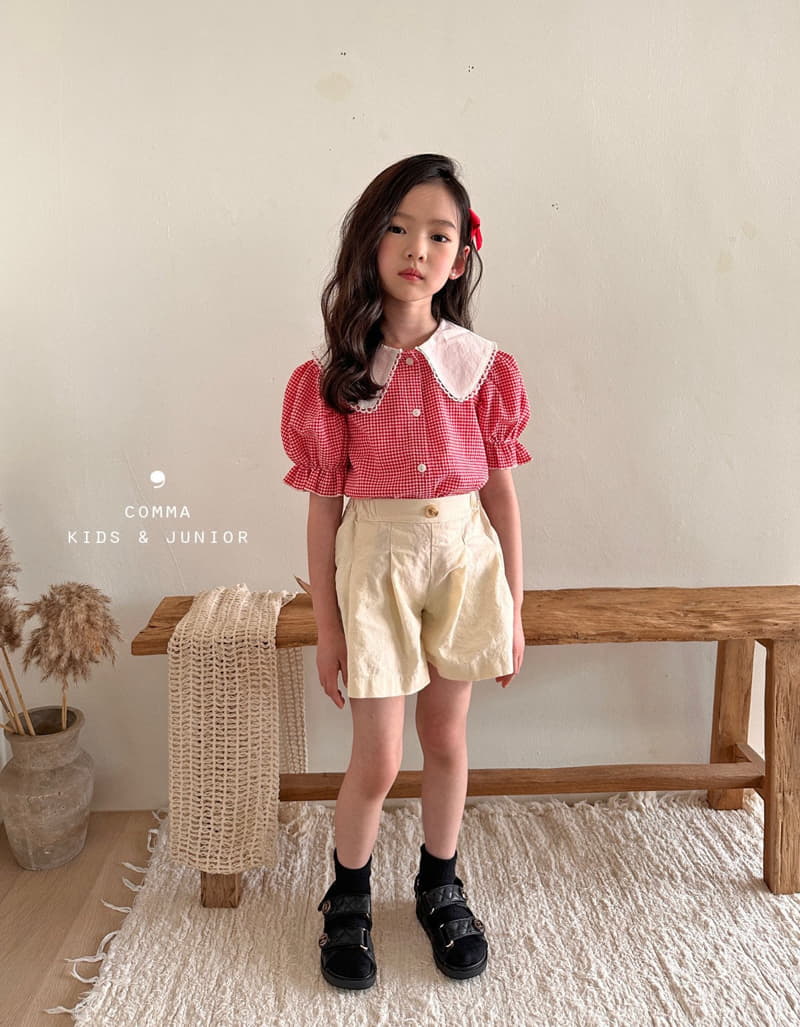 Comma - Korean Children Fashion - #fashionkids - Wrinkle Shorts - 5