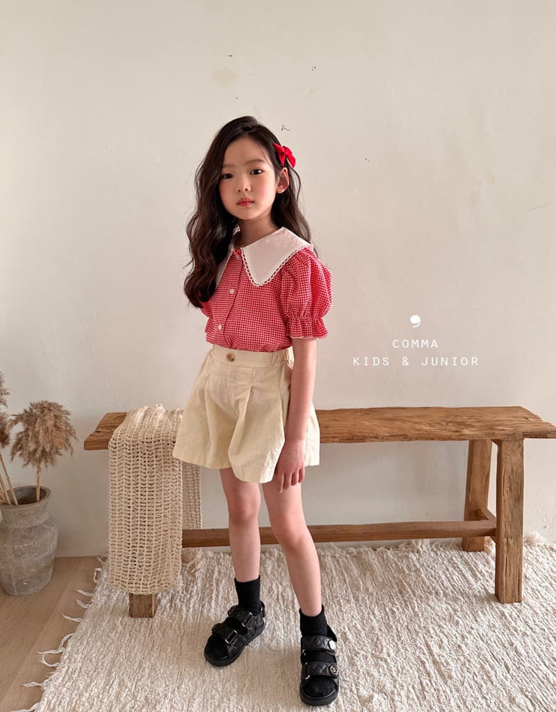 Comma - Korean Children Fashion - #kidsstore - Collar Blouse