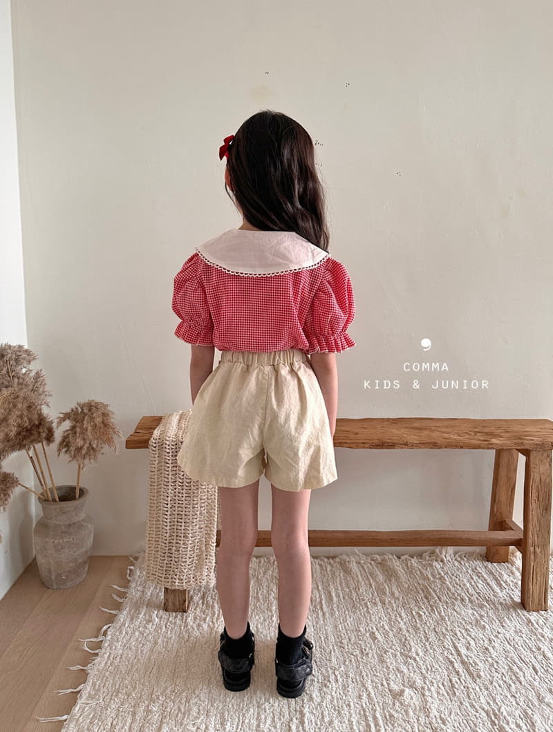 Comma - Korean Children Fashion - #kidzfashiontrend - Collar Blouse - 2