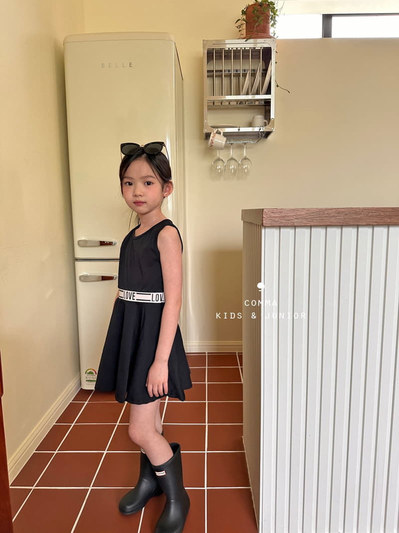 Comma - Korean Children Fashion - #littlefashionista - Banding One-piece - 8