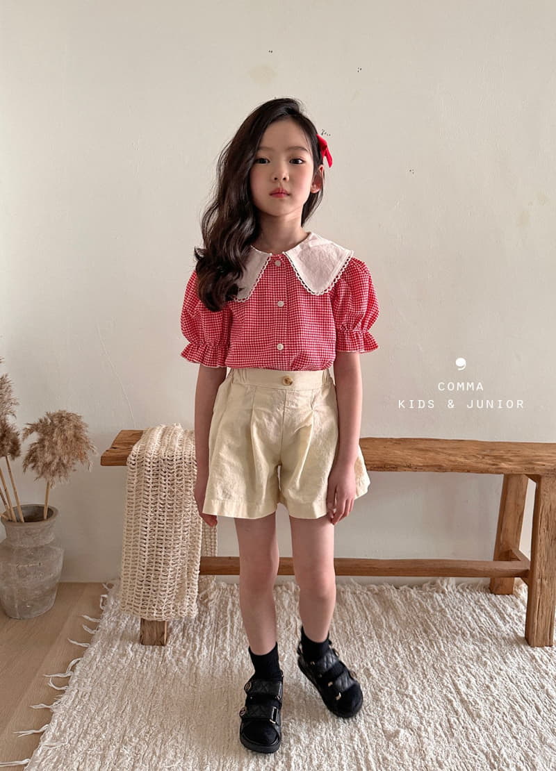 Comma - Korean Children Fashion - #magicofchildhood - Collar Blouse - 5