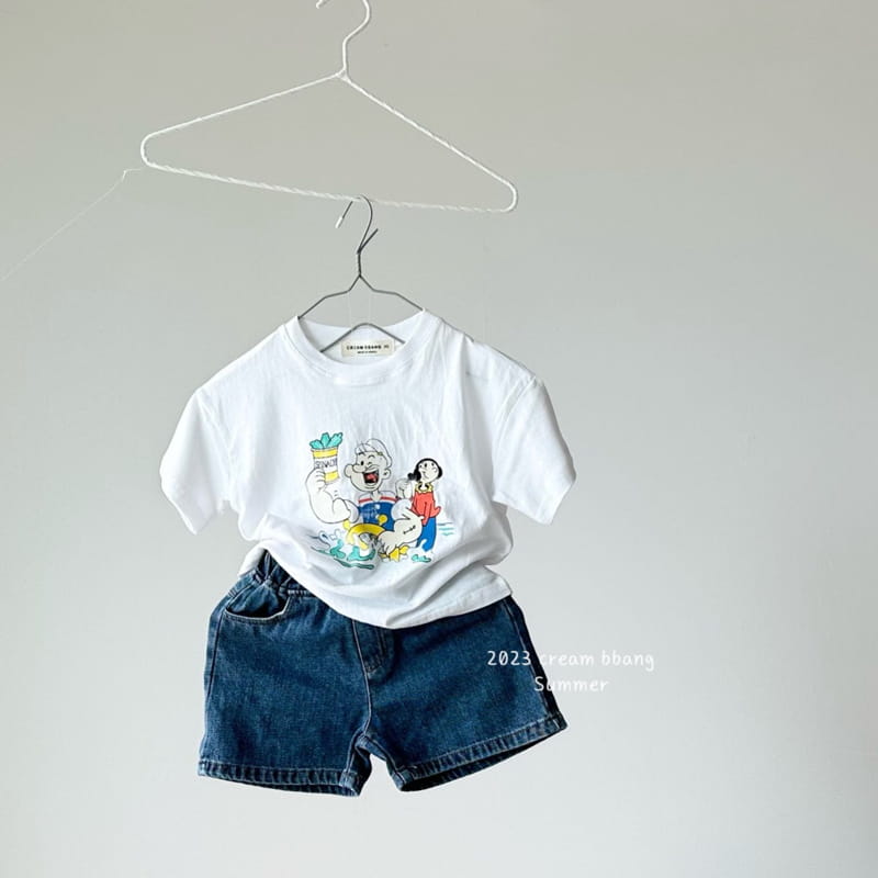 Cream Bbang - Korean Children Fashion - #designkidswear - Olive Tee - 10