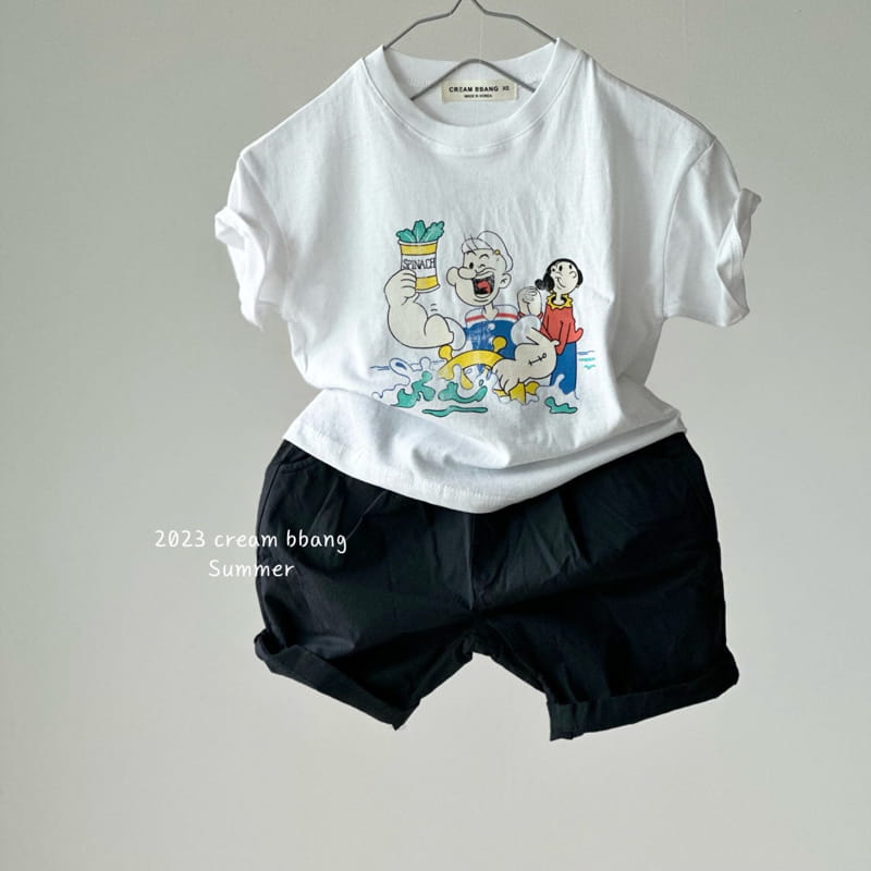 Cream Bbang - Korean Children Fashion - #discoveringself - Olive Tee - 11