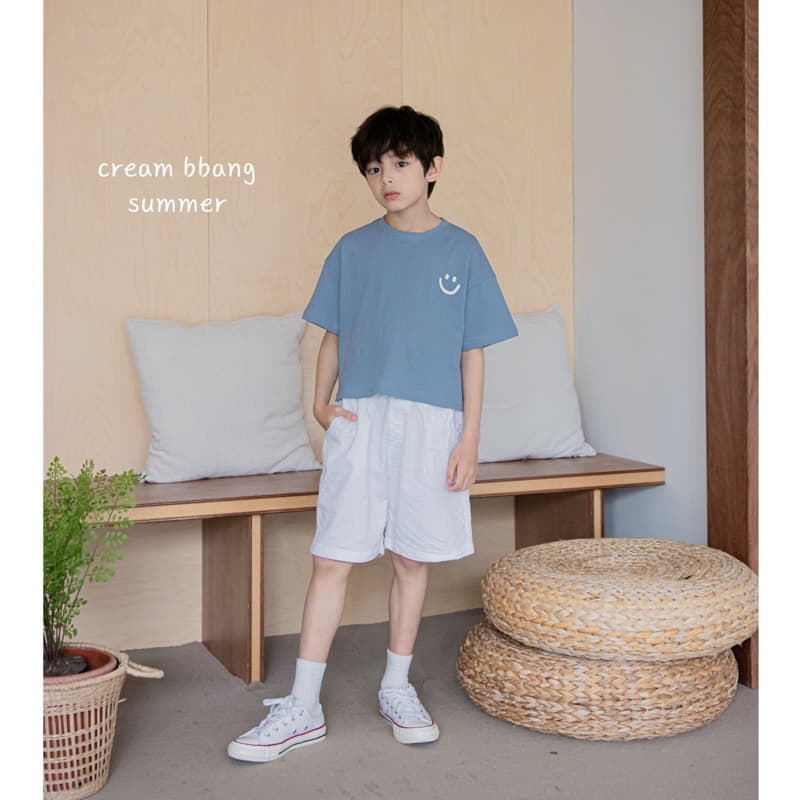 Cream Bbang - Korean Children Fashion - #kidsshorts - Keep Tee - 2