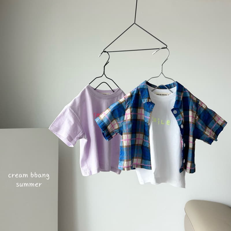 Cream Bbang - Korean Children Fashion - #kidzfashiontrend - Check Shirt - 7