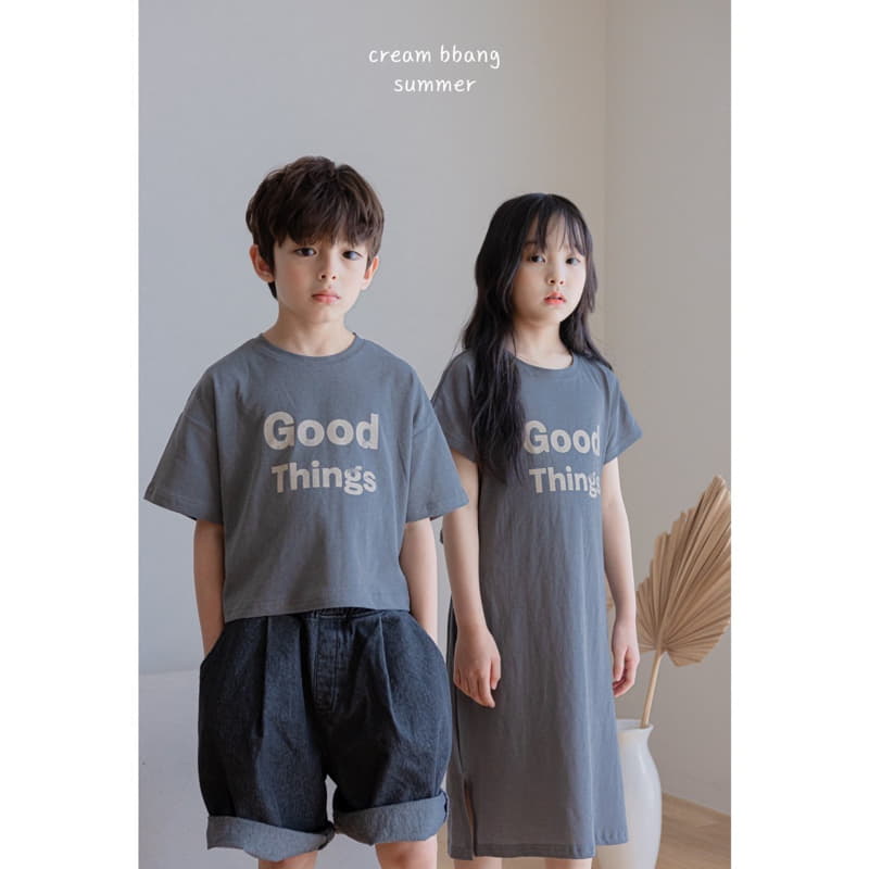 Cream Bbang - Korean Children Fashion - #kidzfashiontrend - Good Thinks Tee - 3