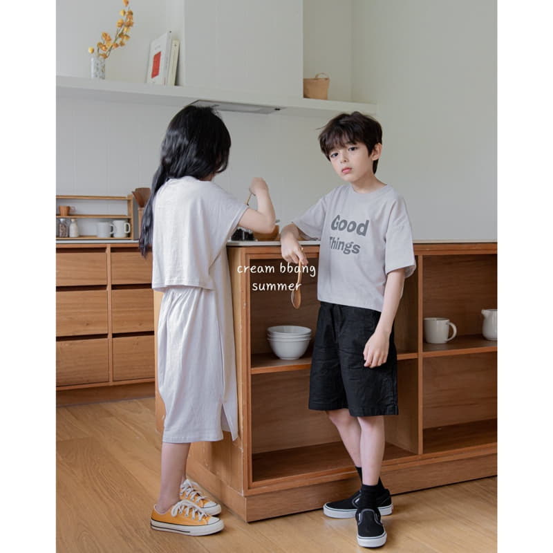 Cream Bbang - Korean Children Fashion - #magicofchildhood - Good Thinks Tee - 6