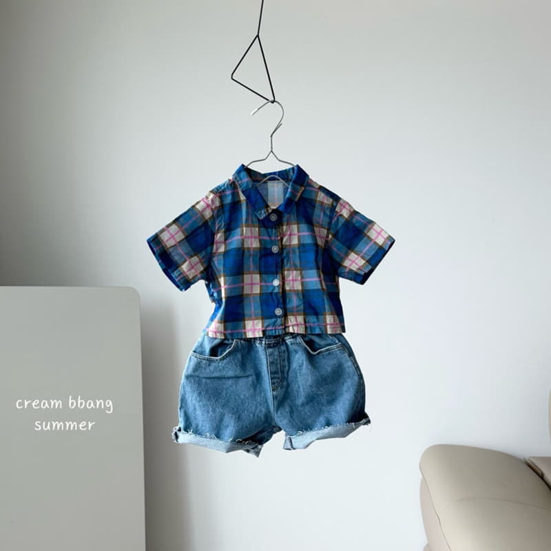 Cream Bbang - Korean Children Fashion - #minifashionista - Check Shirt - 11