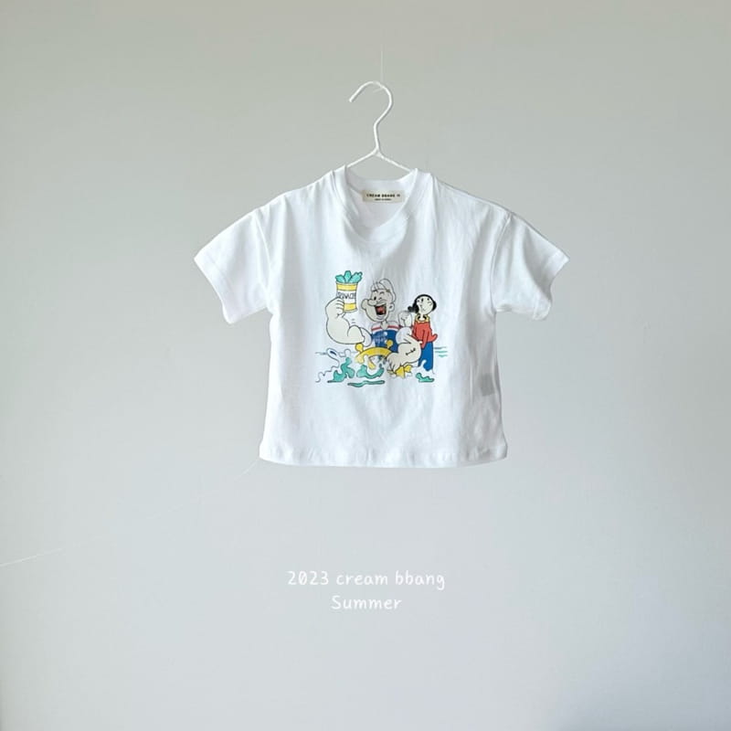 Cream Bbang - Korean Children Fashion - #minifashionista - Olive Tee - 4