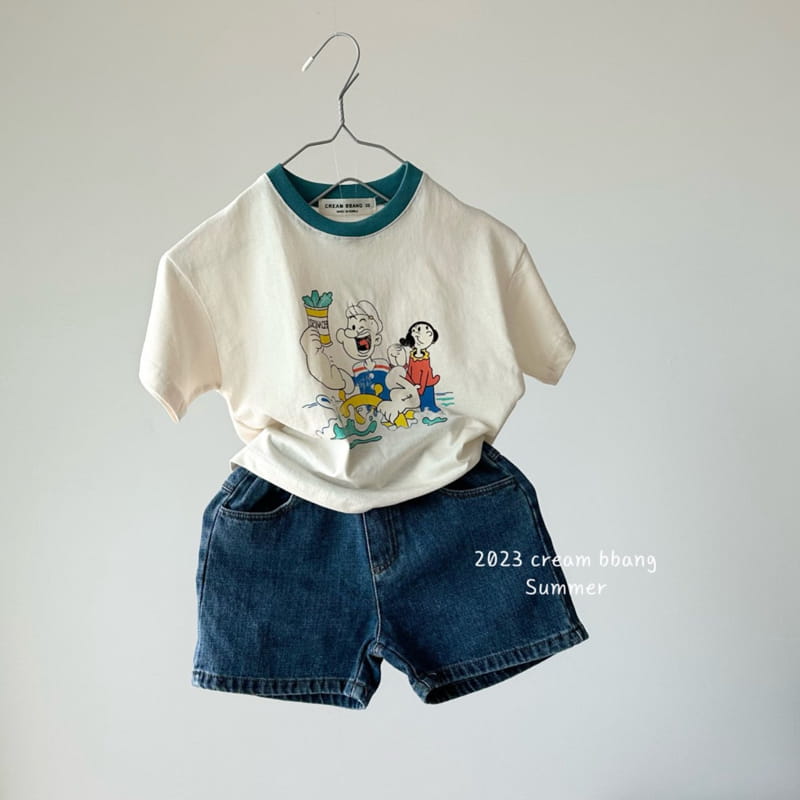 Cream Bbang - Korean Children Fashion - #stylishchildhood - Olive Tee - 7