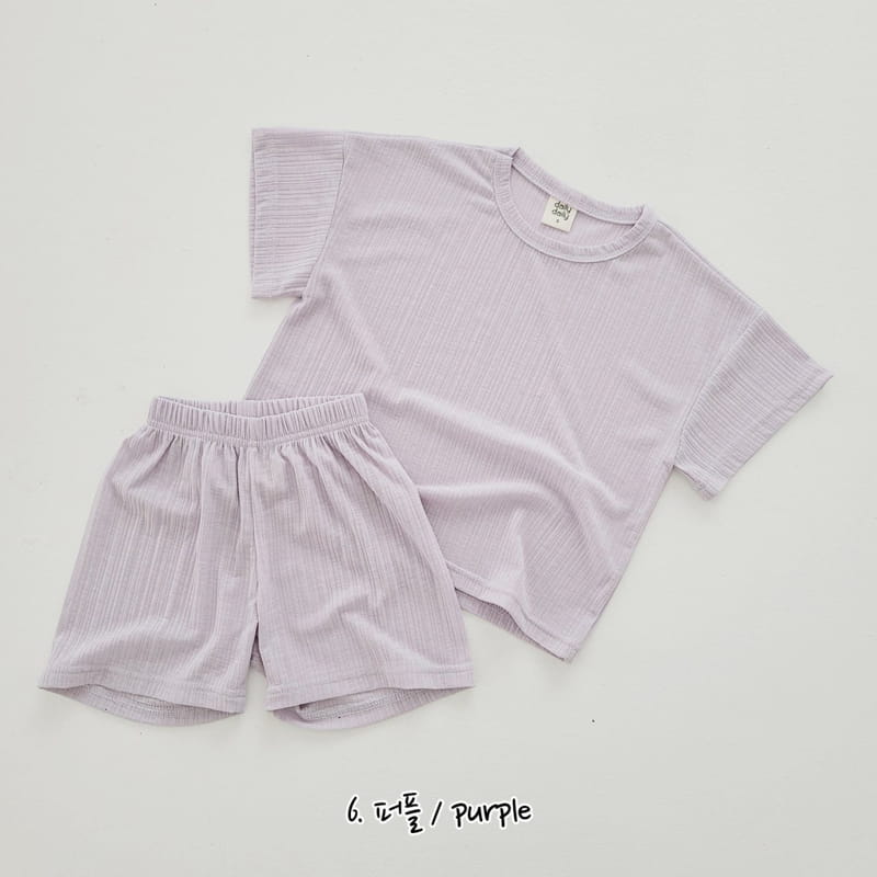 Daily Daily - Korean Children Fashion - #childofig - Pastel Top Bottom Set - 7