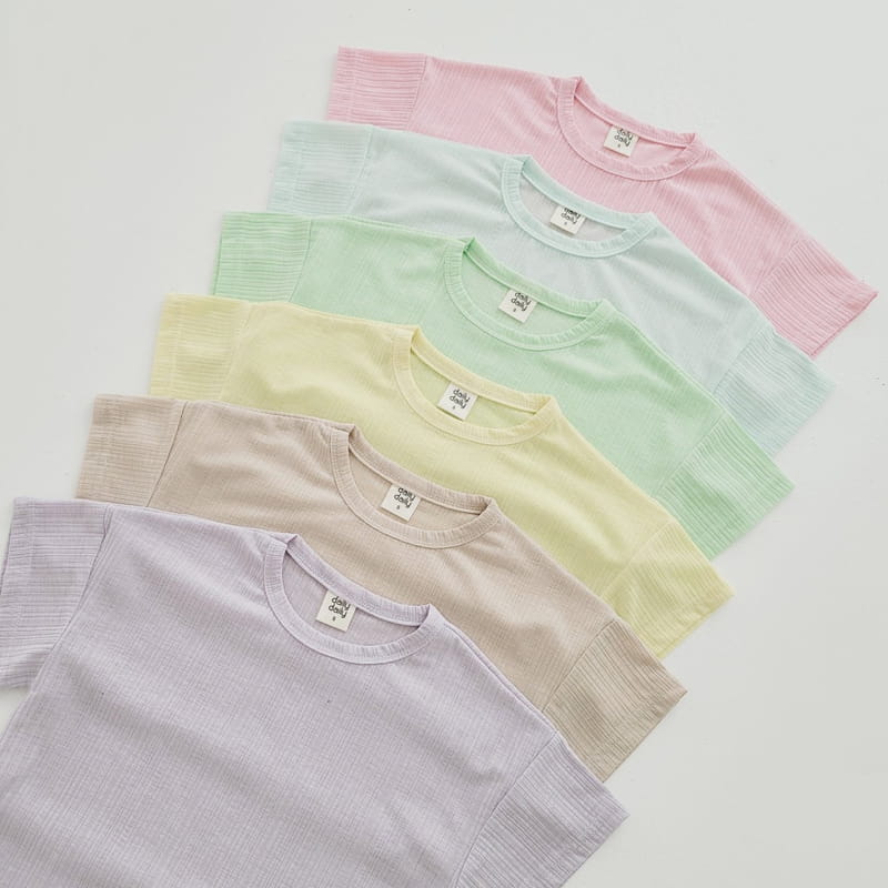 Daily Daily - Korean Children Fashion - #discoveringself - Pastel Top Bottom Set - 10