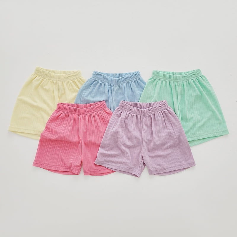 Daily Daily - Korean Children Fashion - #kidsshorts - Crop Top Bottom Set - 10