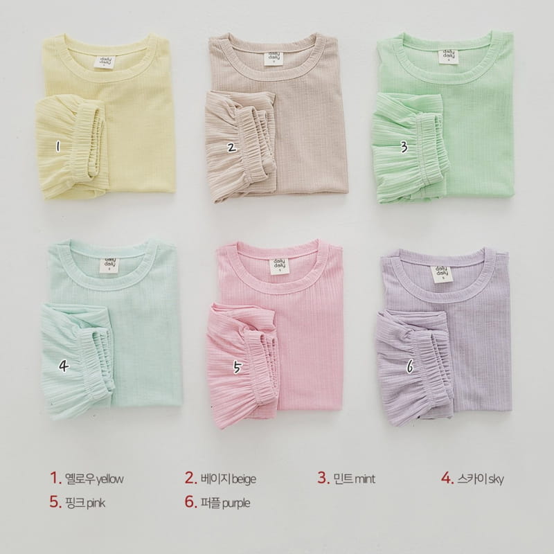 Daily Daily - Korean Children Fashion - #magicofchildhood - Pastel Top Bottom Set