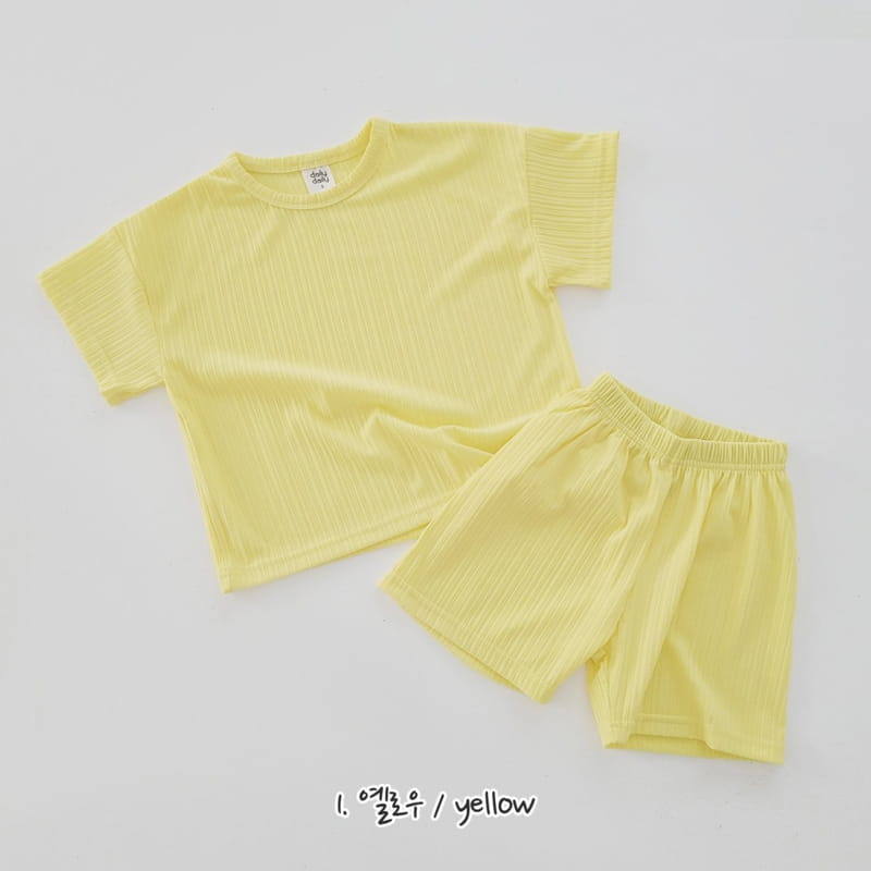 Daily Daily - Korean Children Fashion - #minifashionista - Nobi Top Bottom Set - 3