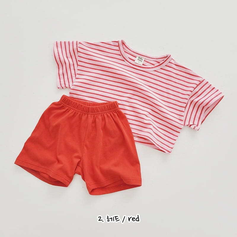 Daily Daily - Korean Children Fashion - #prettylittlegirls - Saint Crpo Top Bottom Set - 2