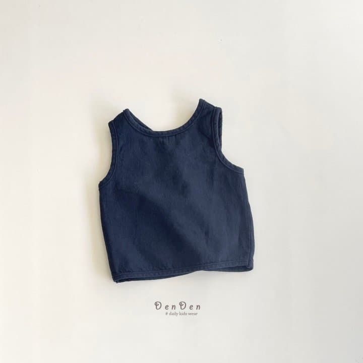 Denden - Korean Children Fashion - #childofig - Cross Sleeveless - 7