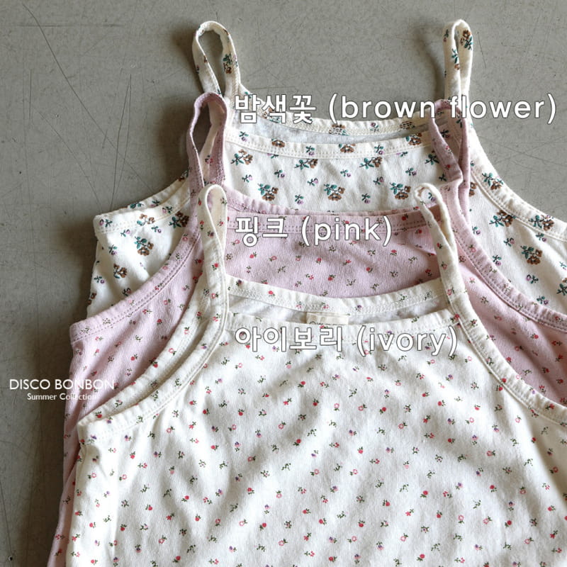 Disco Bonbon - Korean Children Fashion - #Kfashion4kids - Flower Sleeveless - 2